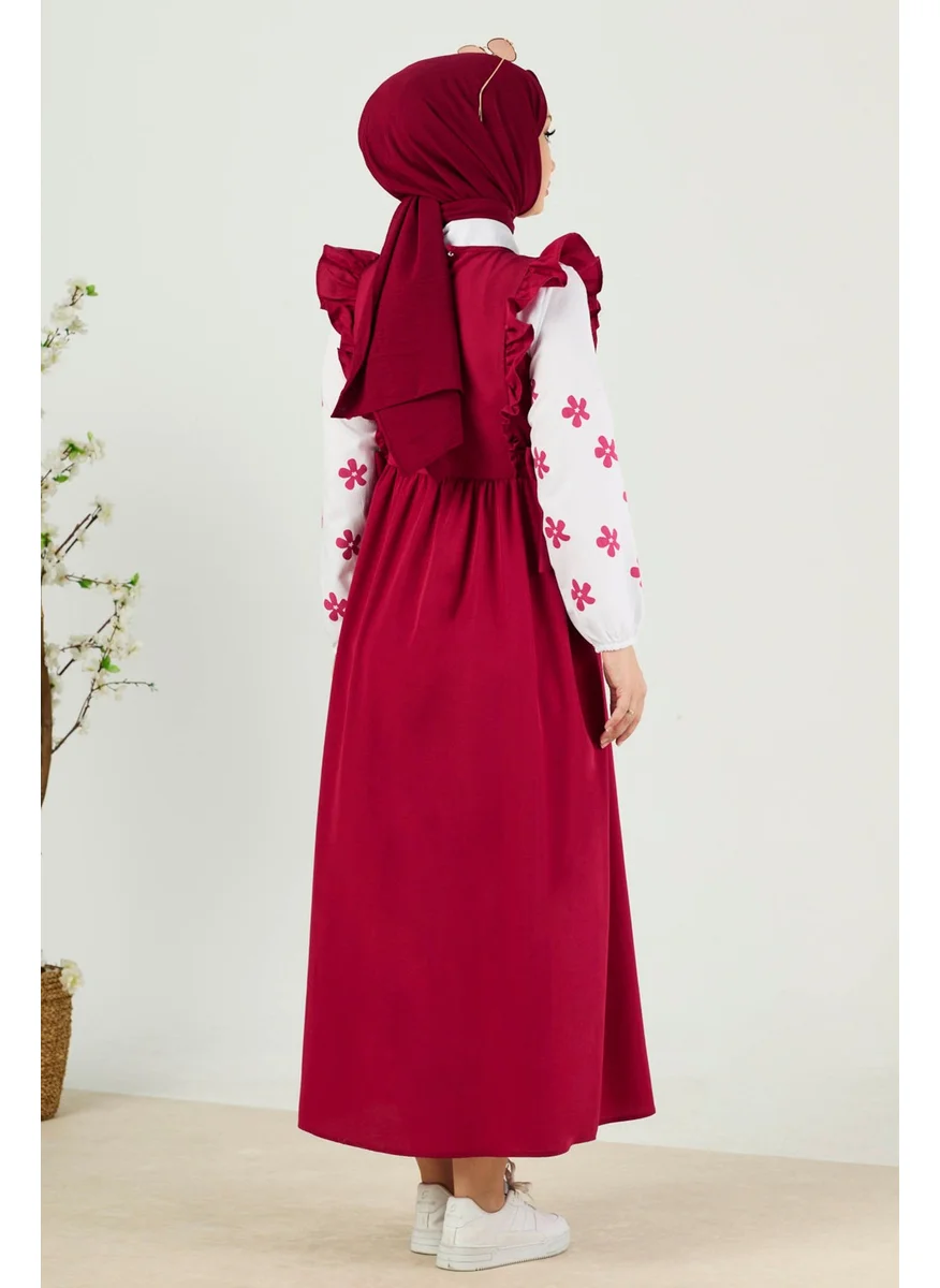 Tofisa 10510-BORDE RED Shirt+Dress