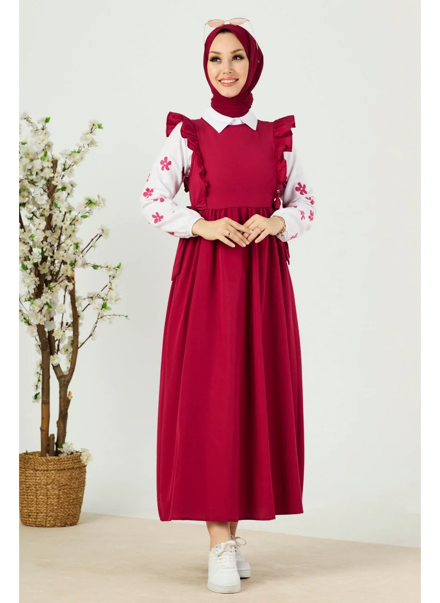 Tofisa 10510-BORDE RED Shirt+Dress