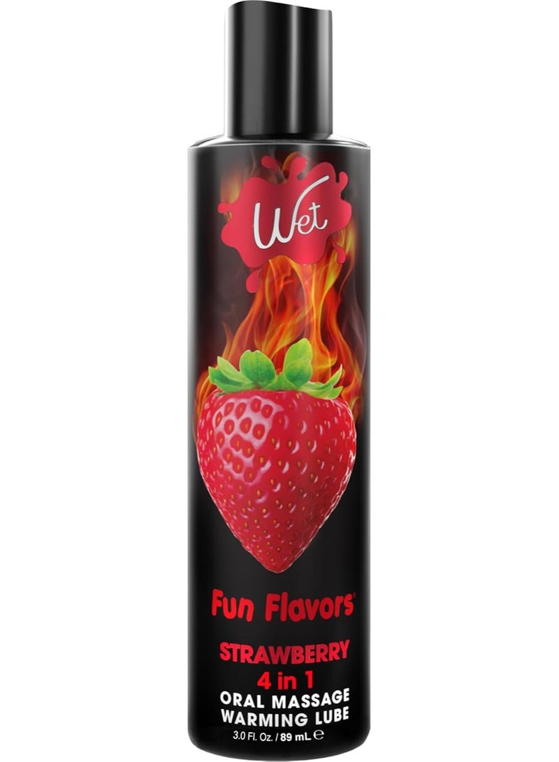Wet Fun Flavors Strawberry Lube 3.0fl oz 89ml