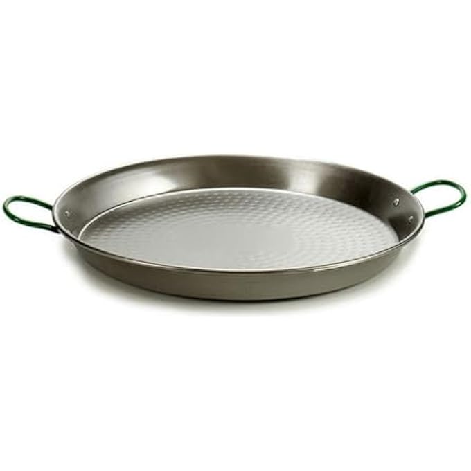 La Dehesa Polished Steel Paella Pan 80 Cm Silver - Image 1
