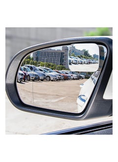SYOSI Blind Spot Mirror, Rectangle HD Glass Frameless Convex Lens, Rear View Mirrors Exterior Accessories, with Wide Angle Adjustable, Stick for All Universal Vehicles Car Stick-on Design (2 PCS)  - Image 2
