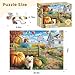 VOLUVOLU 500 Piece Jigsaw Puzzle for Adults Hot Air Balloon Farm Dog Puzzles Funny Puppy Jigsaw Puzzles Animal Pet Lover Challenging Puzzles for Friends Family Activity Game Nights Gifts - Image 4