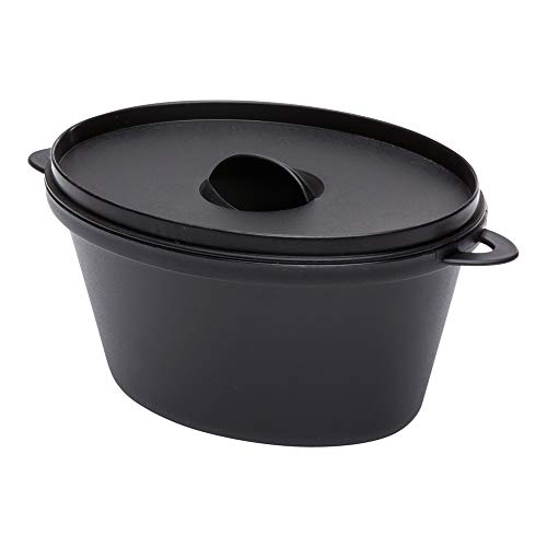 Restaurantware Restaurantware 12 Ounce Appetizer Dishes With Lids 100 Disposable Serving Dishes  Lids Included Mimics The Look Of Dutch Ovens Black Plastic Casserole Dishes Serve Appetizers Or Desserts 