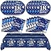 SNIMICS Blue 18th Birthday Decorations for Boys Girls Navy Blue Silver Happy 18th Birthday Napkins Tablecloth Plates for 18th Birthday Anniversary Party Supplies 18 Year Old Party Decorations - Image 3