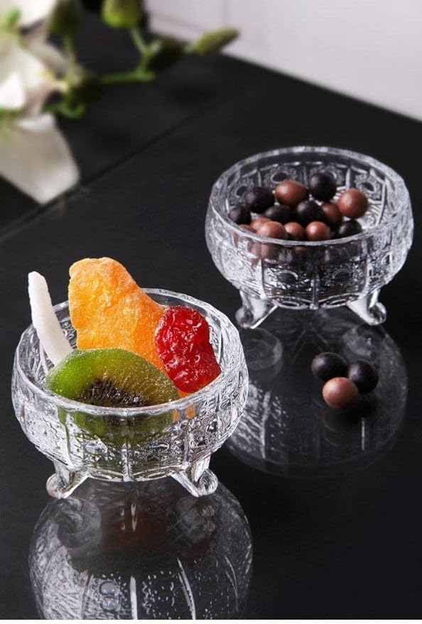 MARTVIA Glass Serving Bowls 3.5 Inch Set of 6 for Kitchen,Salads Bowls, Dipping Bowls, Serving Bowl for Snack, Spices, Dipping, Creams, Salads, Dessert, Rice, Microwave Safe (MTR-BG09) - Image 5