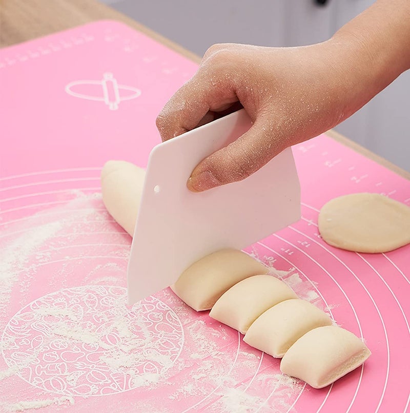 Wolpin Silicone Baking Mat Sheet for Pastry Rolling with Measurements NonStick Fondant Dough Mat Liner Heat Resistance Table Placemat Pad Pastry Board Reusable BPA Free 50 x 40 cm - Image 3