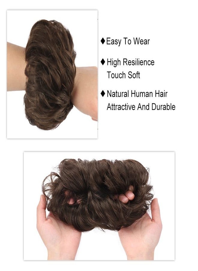 BeatStock 1 PCS Brown Hair Juda Hair Bun Hairpieces For Women - Image 3
