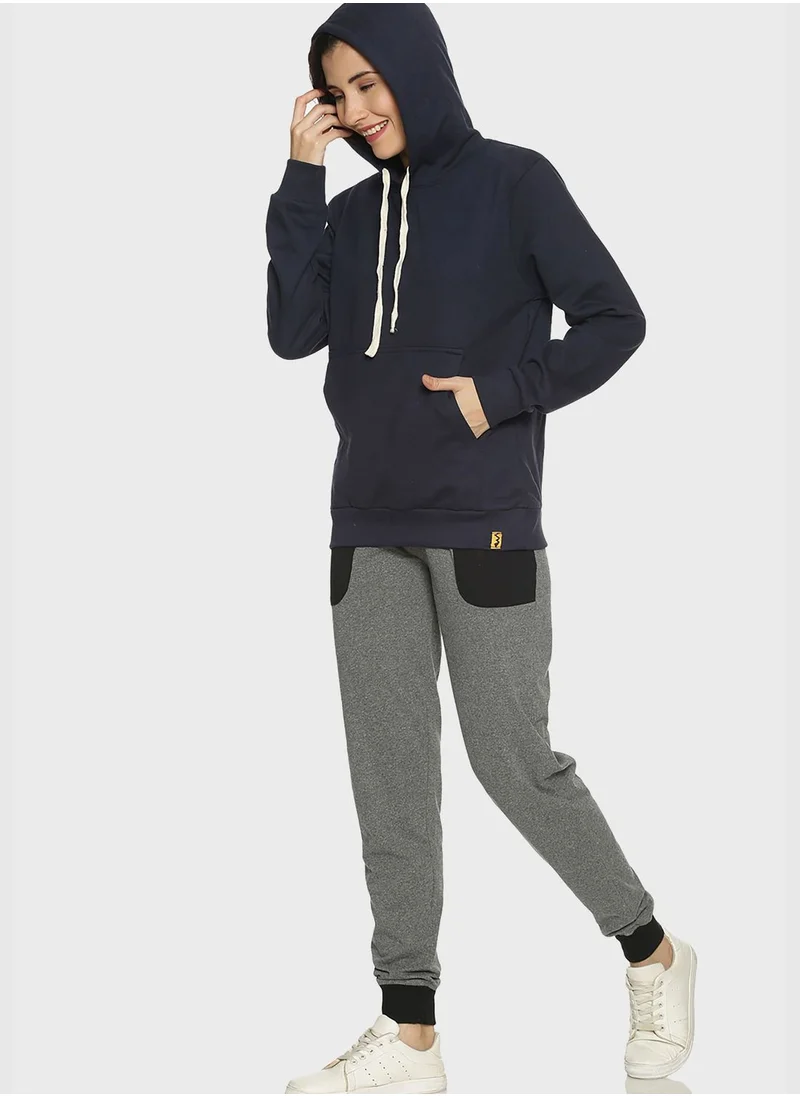 Campus Sutra Elastic Waist Jogging Pant