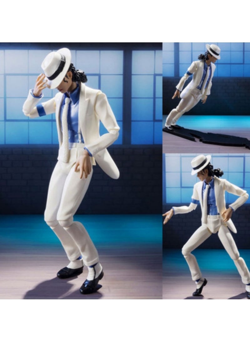 general Michael Jackson Action Figure Figure Ornament Gifts, PVC Character Model Toys Collection Gifts Creative Cartoon Toys, Birthday Holiday Gifts - Image 4