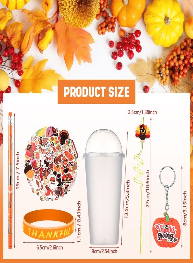 Seenelling 194 Pcs Thanksgiving Classroom Gifts Bulk for Students Kids Fall Party Favors School Stationery Set Thanksgiving Treats Piñata Friendsgiving Harvest Goodie Bag Filler(Mixed Style) - Image 5