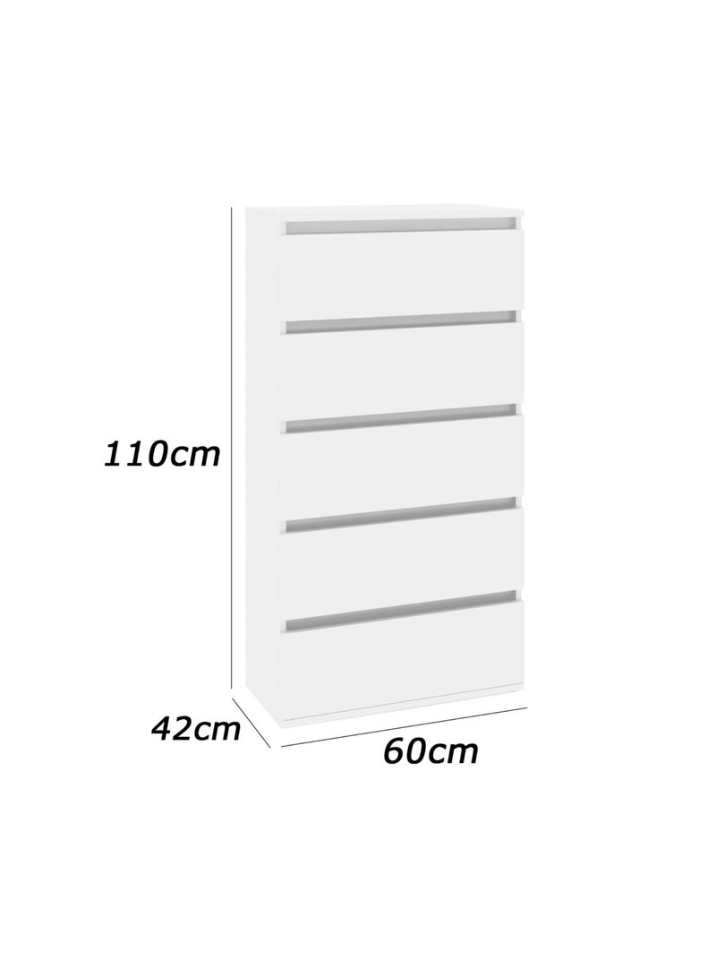 Furniture Store Modern MDF drawer unit - Height 110 cm - Width 60 cm - Depth 42 cm, from Furniture Store. - Image 5