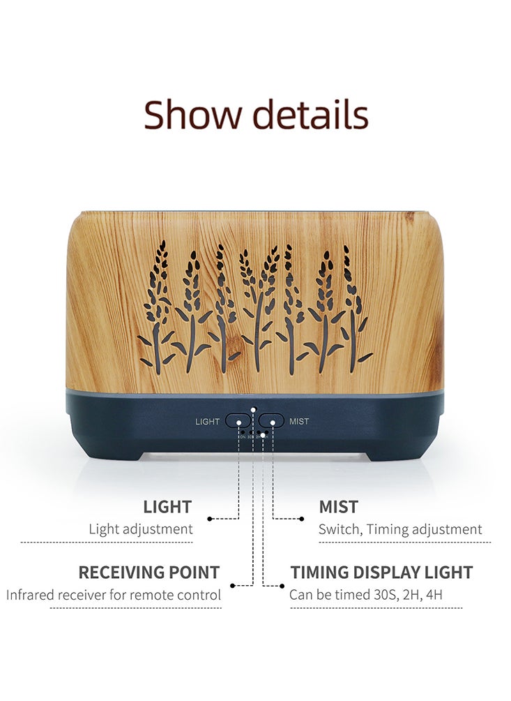 Perfii 200ml Flame Effects LED Aroma Diffuser for Home, Bedroom and Office  - Image 3