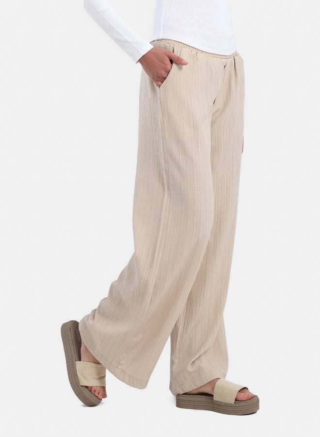 Carina Comfy Self Pattern Pants - Image 1