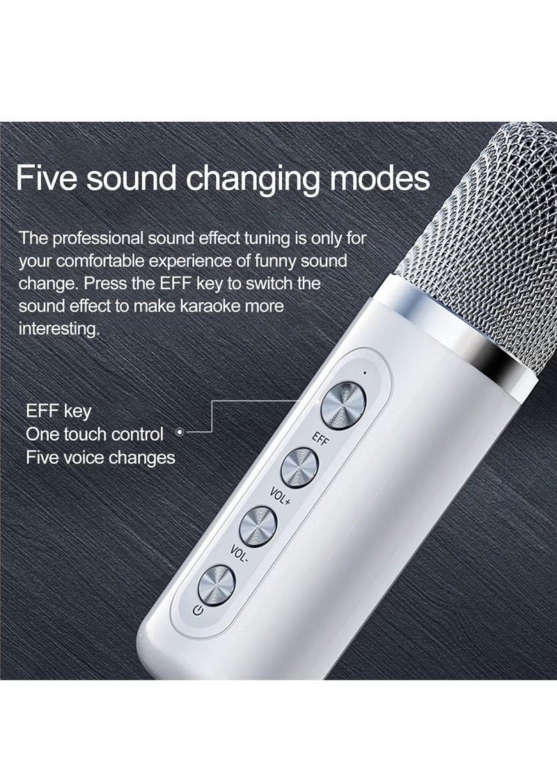 ELTRAZONE Portable Bluetooth Speaker with Microphone 5.0, USB Charging, Surround Sound Wireless Speaker for Singing & Smart TV (Red) - Image 4