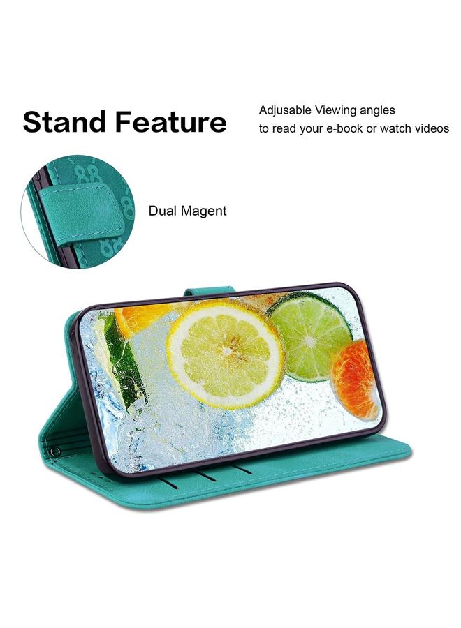 إيروريكس جراب لهاتف OPPO A38 4G / A18 جراب هاتف جلدي مزدوج منقوش على شكل 8 - Image 5