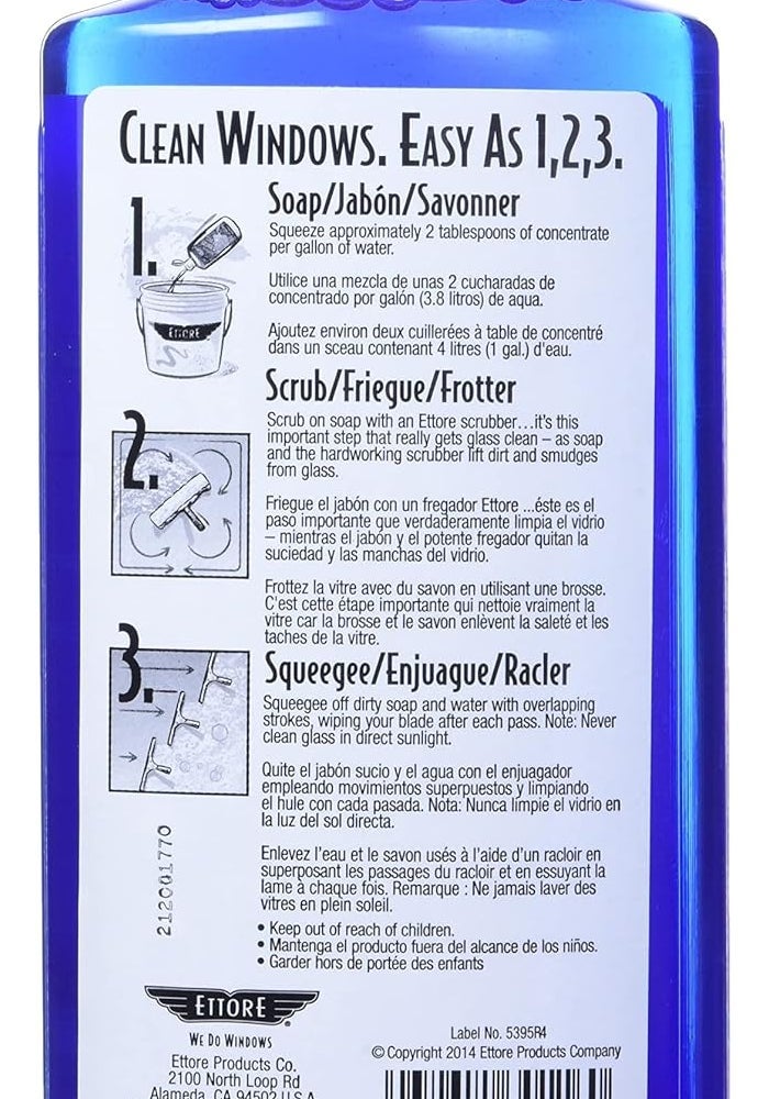 Ettore 30116 Squeegee-Off Window Cleaning Soap, 16-Ounce Concentrate - Image 3