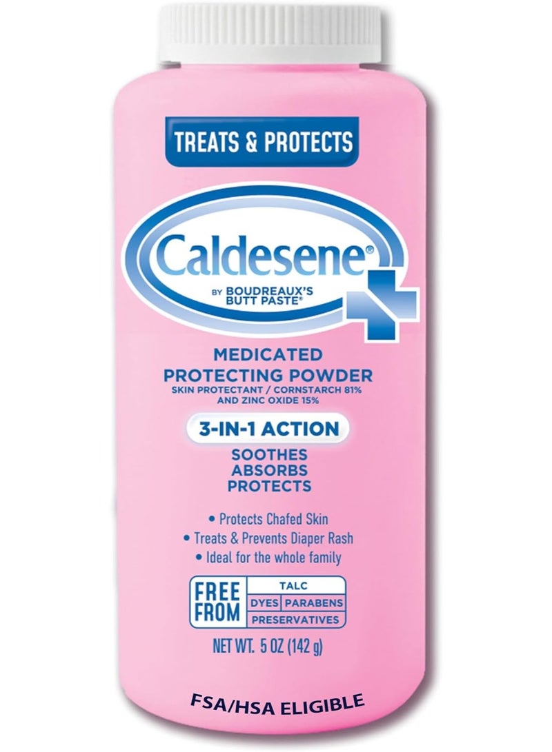Medicated Protecting Powder with Zinc Oxide & Cornstarch (Talc-Free, 5oz)