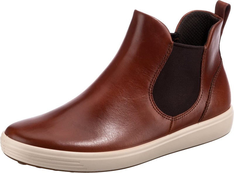 ECCO Womens Soft 7 Chelsea Ankle Boot Cognac 995