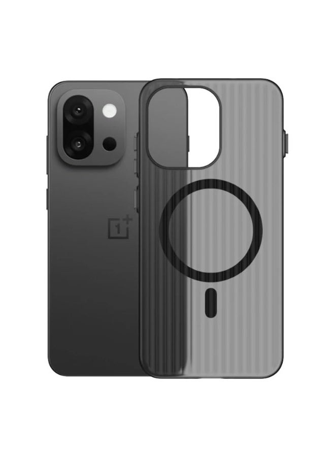 عام Case Compatible with OnePlus 13T 2025, Ultra Thin Corrugated Texture Frosted Mag-safe Case, Translucent Magnetic Wireless Charging Phone Cover - Image 1