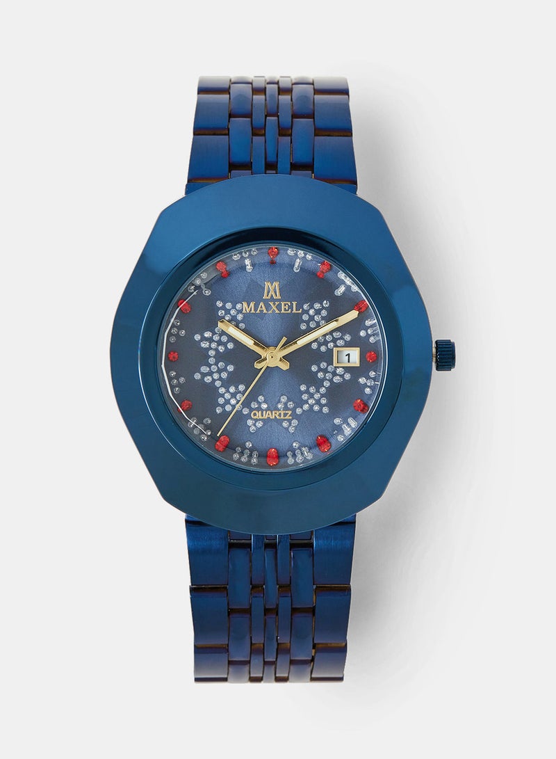 Maxel ساعة يد أنالوج مميزة للرجال من ديستار هيريتاج MX582 - 38 مم - Image 1