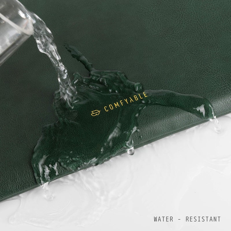 Comfyable Tablet Sleeve Compatible with iPad Air 11" M3 2025, iPad Pro 11 Inch M5 2025 & Smart/Magic Keyboard with Pencil Holder-PU Leather Bag Water-Resistant Slim Case - Midnight Green - Image 5