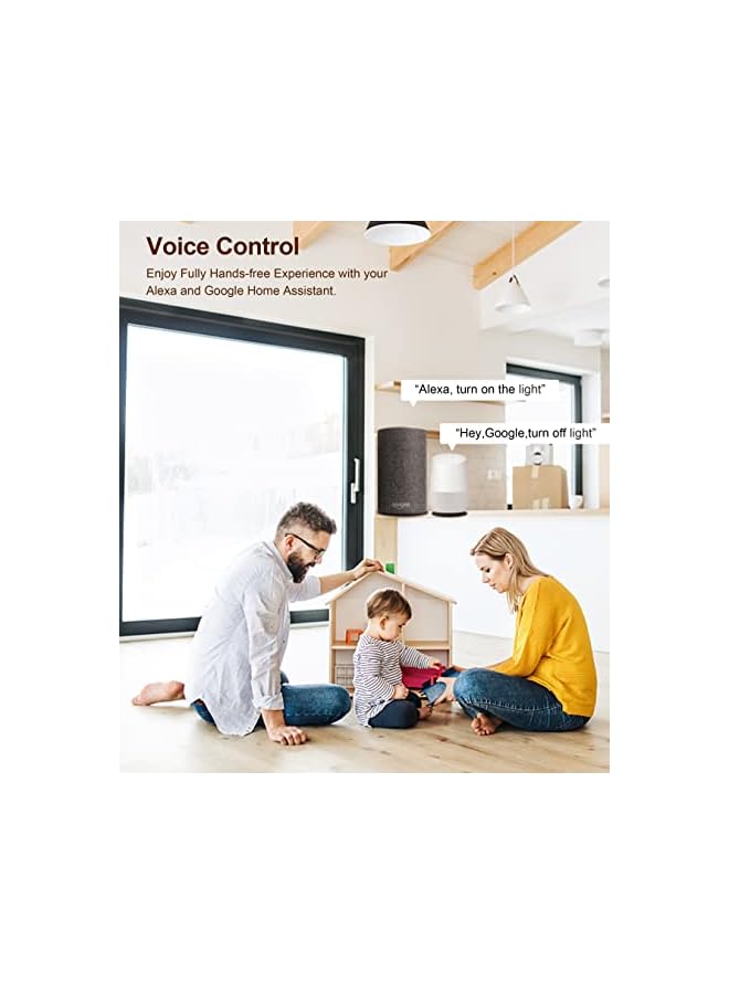 PROMASS promass Tuya Wifi Smart Light Switch Module DIY Breaker 100-240V Supports 2 Way Control App Remote Control Works with Alexa and Google Home 1gang 16A  - Image 4