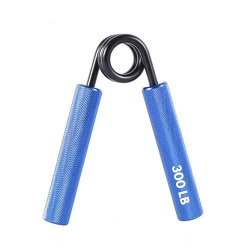 UDKI 300 LB (125–135 KG) Heavy-Duty Hand Grip Strengthener – Blue | Non-Slip Knurled Handles | Metal Forearm & Grip Trainer for Strength Training, Muscle Building & Rehab - Image 1