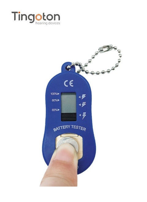 Hearing Aid Battery LCD Tester Button Cell Battery Checker Precision Power Display