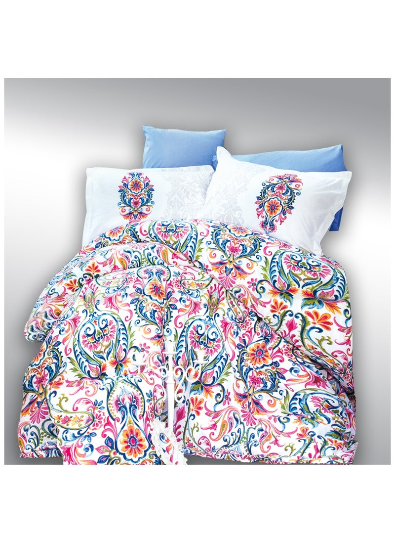 Family Bed Flat Bed sheet Set Cotton 4 pieces size 240 x 250 cm Model 145 from Family Bed  - Image 2