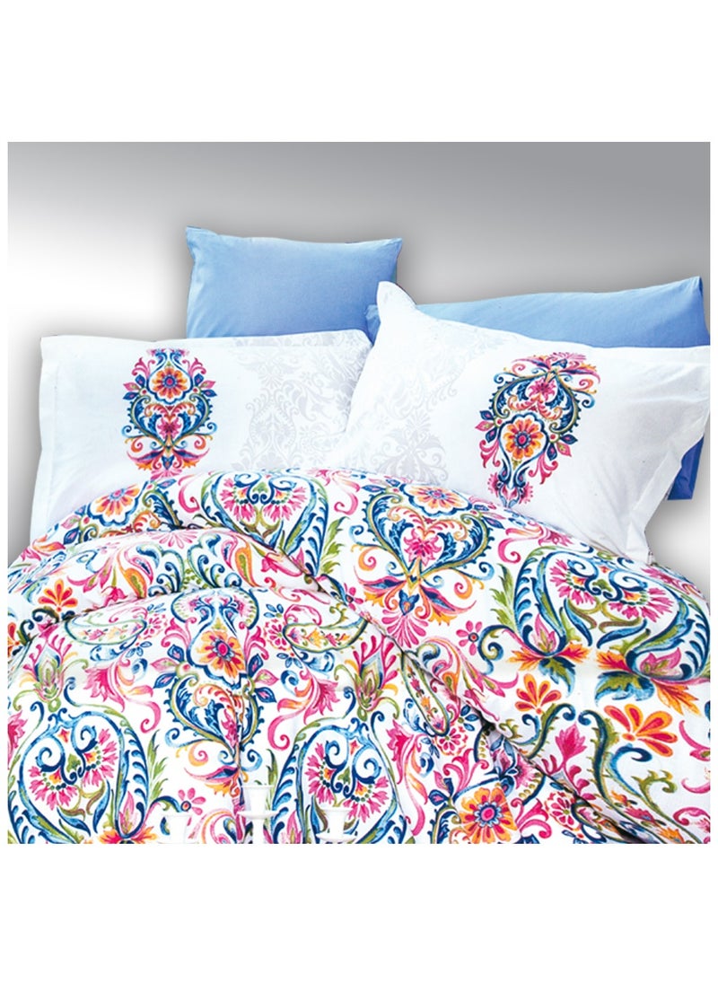 Family Bed Flat Bed sheet Set Cotton 4 pieces size 240 x 250 cm Model 145 from Family Bed  - Image 5