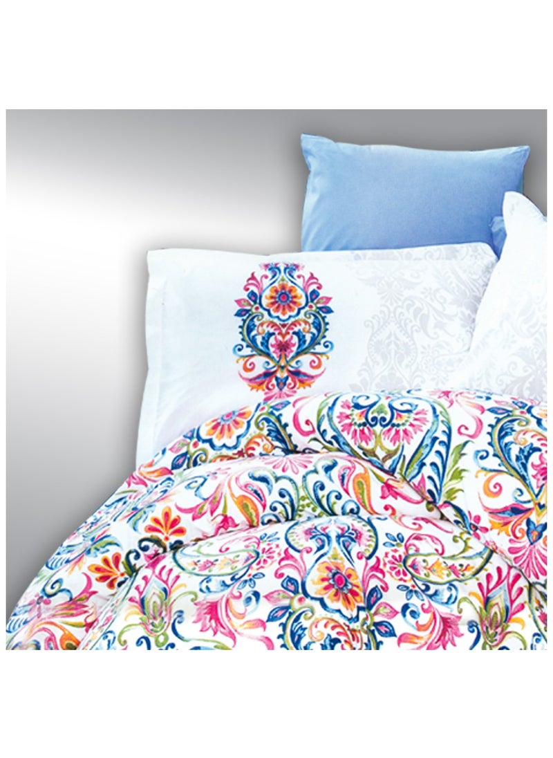 Family Bed Flat Bed sheet Set Cotton 4 pieces size 240 x 250 cm Model 145 from Family Bed  - Image 4