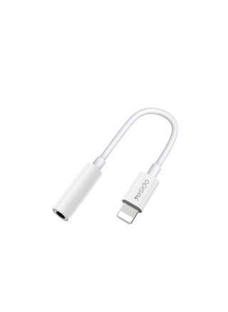 Yesido YAU31 Lightning to Aux Audio Cable Adapter with 10CM 3.5mm AUX Headphones Adapter - White - pzsku/Z0FCFB7E71C23FED6BCB5Z/45/_/1722506173/dabdeed4-e34e-4642-9280-5b54bd6361bf