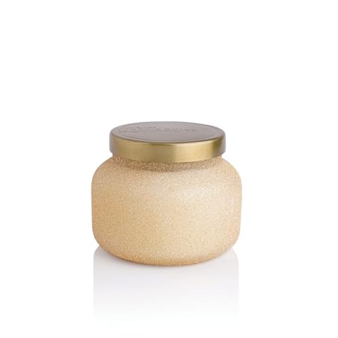 Capri Blue Signature Glam Jar Candle Long Lasting Soy Wax Blend Glitter Candles for Home Scented with Luxury Holiday Scents (Pumpkin Dulce, 19 oz) - Image 1