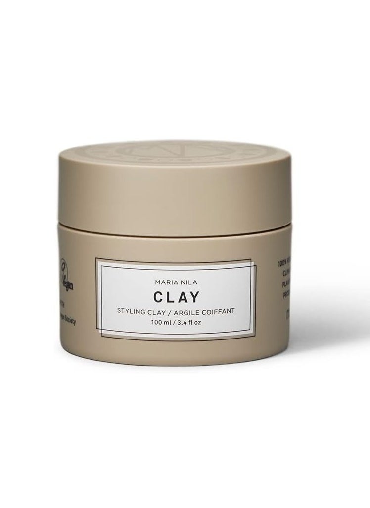 Maria Nila Hair Wax Clay 100 ml Hold 3 5 For all Hairstyles Defining Wax Gives Matte Texture 100 Vegan and Sulfate Paraben free  - Image 1