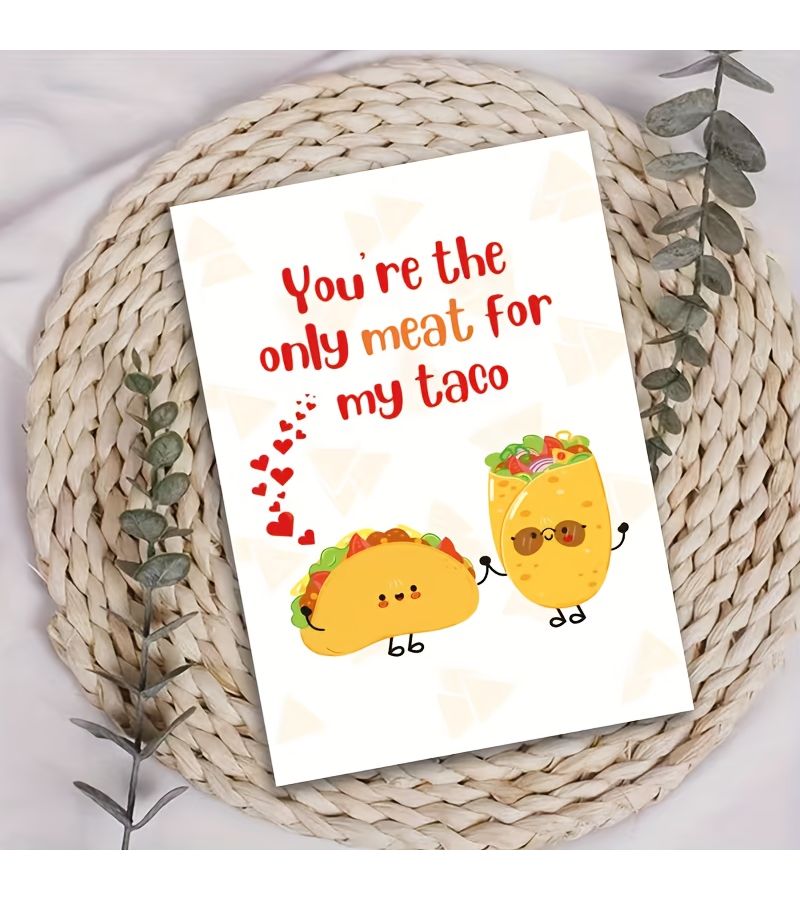 Khaki Funny Valentine's Card for Husband Wife Boyfriend Girlfriend Anniversary Birthday Gift - Image 5
