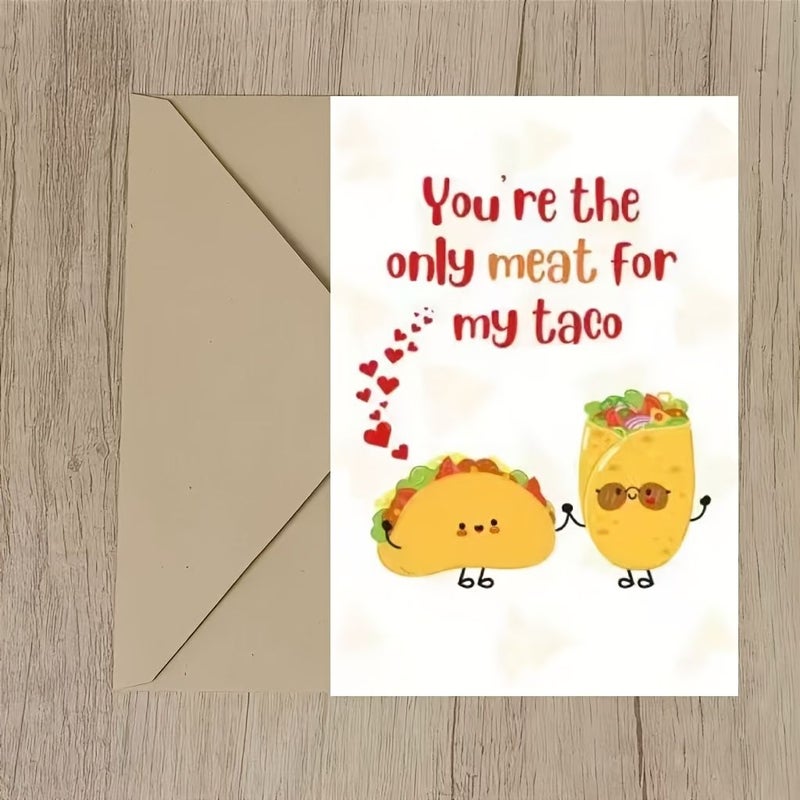 Khaki Funny Valentine's Card for Husband Wife Boyfriend Girlfriend Anniversary Birthday Gift - Image 4