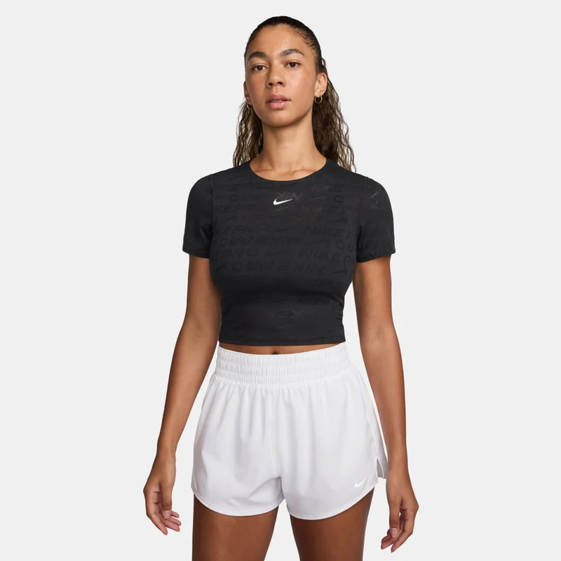 Nike Black Women's Pro Dri-FIT Crop Top for Women | Best Price UAE