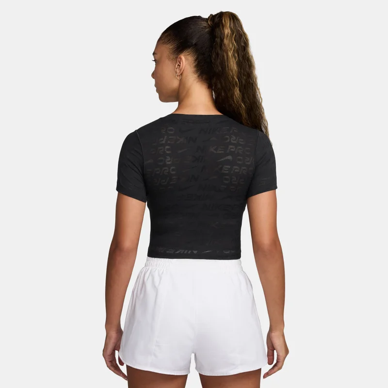 Nike Black Women's Pro Dri-FIT Crop Top for Women | Best Price UAE
