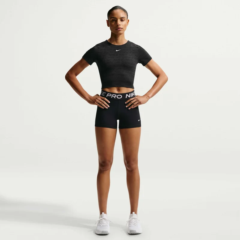 Nike Black Women's Pro Dri-FIT Crop Top for Women | Best Price UAE