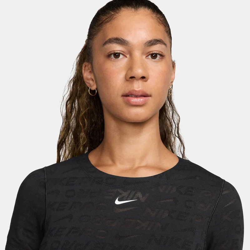 Nike Black Women's Pro Dri-FIT Crop Top for Women | Best Price UAE