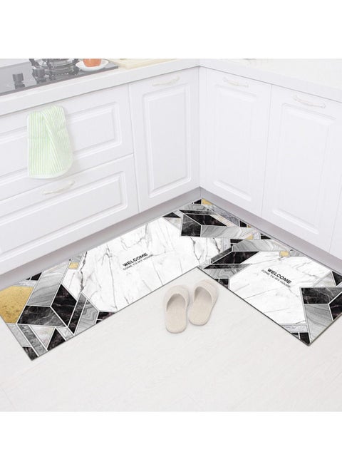 2-Piece Non-slip Kitchen Mat and Rugs Set