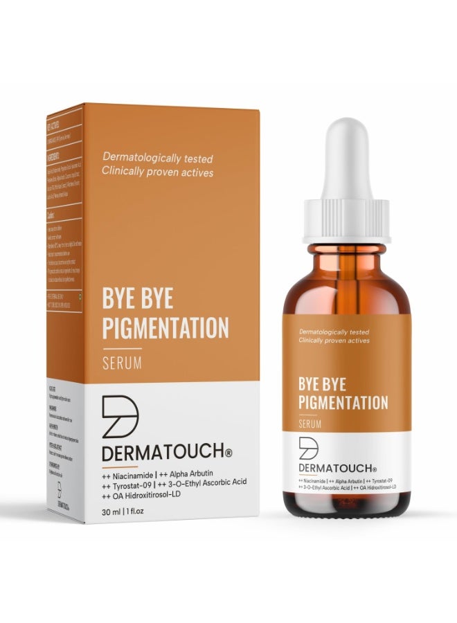 DERMATOUCH Bye Bye Pigmentation Serum | For Pigmentation, Dark Spots, Blemishes | For all skin types | For Both Men & Women | 30ml - Image 1