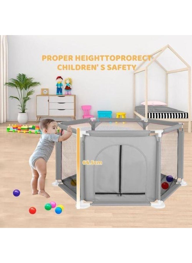 Hexagonal playground for babies and toddlers - Image 1
