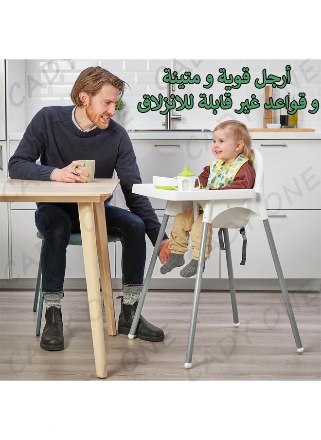 Cady One Adjustable Baby High Chair With Dining Tray And Safety Seat Belt  - Image 4