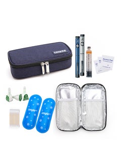 Leng Ke Insulin Cooler Travel Carrying Case Diabetic Medication Cooling Bag with 2 Ice Packs  - Image 1