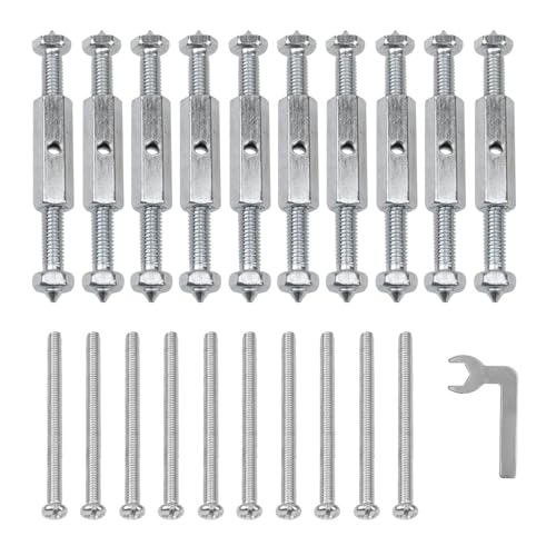 Serplex® 10Pcs Universal Socket Cassette Repair Device, 86-Wire Box Kit with Adjustable Switch Sockets (69-82mm), 10 Masonry Screws, Sturdy Wrench, for DIY & Wire Box Repairs - Image 1