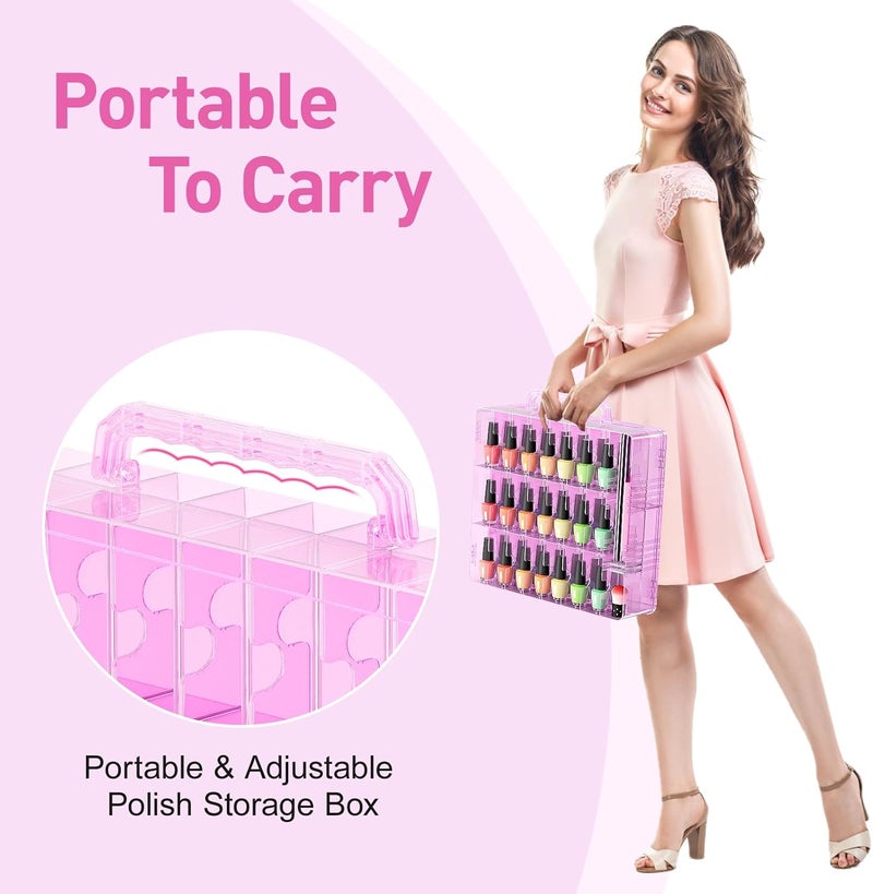 BELOVING Nail Polish Organizer Case - Image 5