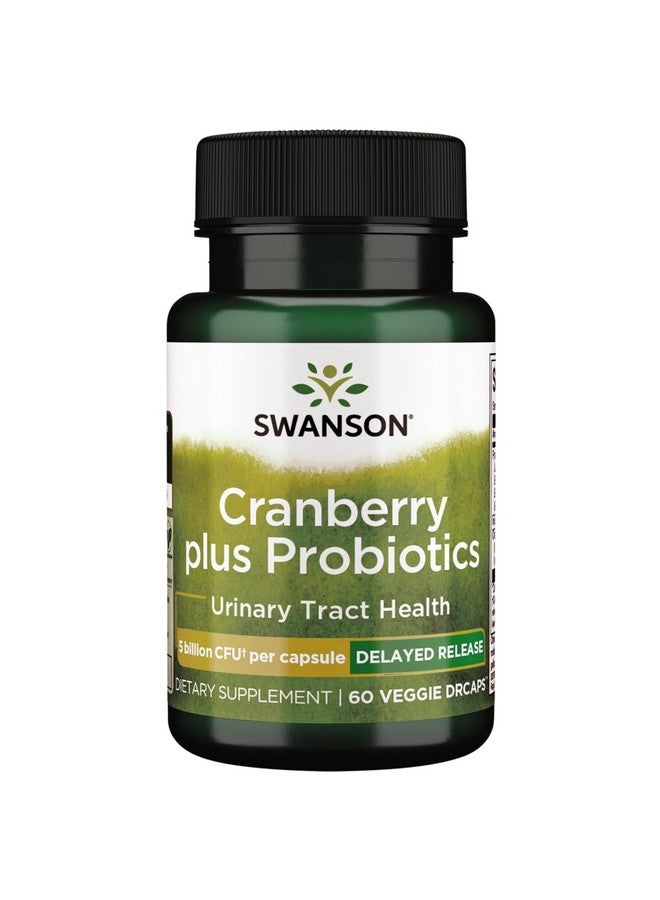 Swanson Cranberry Probiotic 5 Billion Cfu 60 Veg Capsules - Image 1