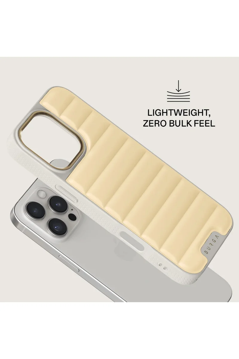 BURGA Case for iPhone 16 Pro Max Ultra-Soft PC Material with Bouncy Texture, CloudGuard Shock Absorption, Lightweight Build, and Elite-Level Drop Protection Butter