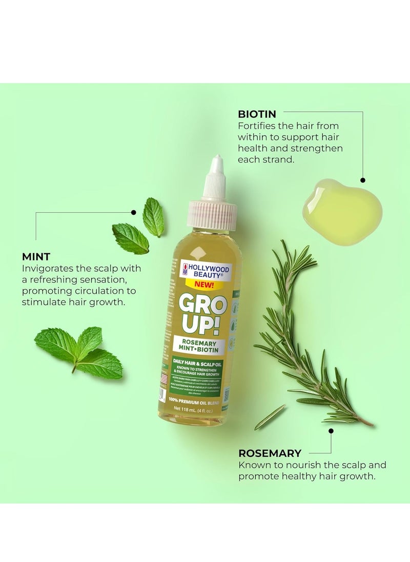 Hollywood Beauty Hollywood Beauty Level Up! Daily Hair, Scalp & Skin Oil Trio (3 Products)  - Image 4
